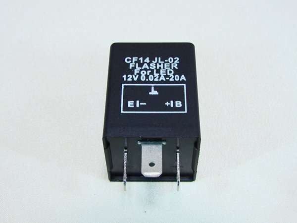 送料格安 汎用ICウインカーリレー 3ピン LEDハイフラ防止に バギー トライク チョッパー ボバー LEDウインカー拍卖
