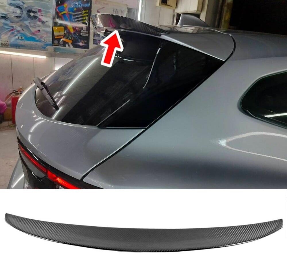 2023-2025 スバル レヴォーグ VN5/VNH WRXスポーツワゴン 本物のカーボン B TYPE リアルーフエンドスポイラー エアロ ルーフスポイラー拍卖