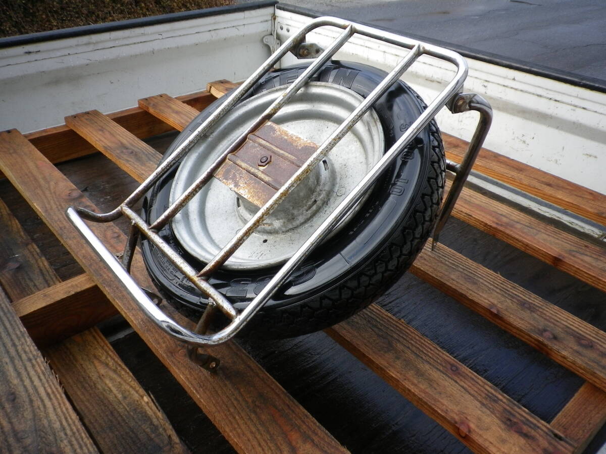 ツェンダップ RS50SS? リアキャリアー とスペアーホイール拍卖