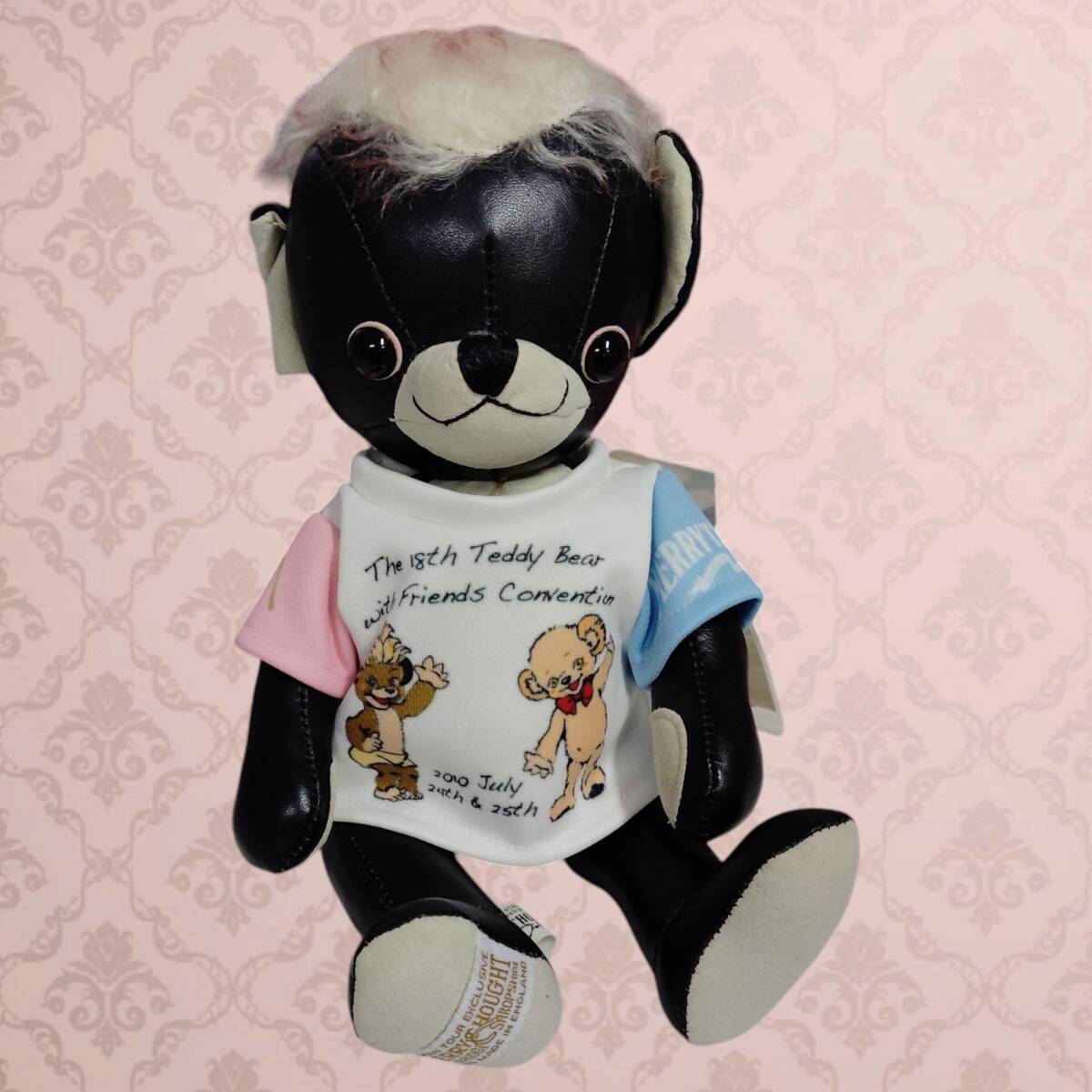 【保管品】 PUNKIE LEATER 01 パンキーレザー DearBear限定 専用Tシャツ着用 10インチ 10体限定 2010年 メリーソート ベア A32948R3F拍卖