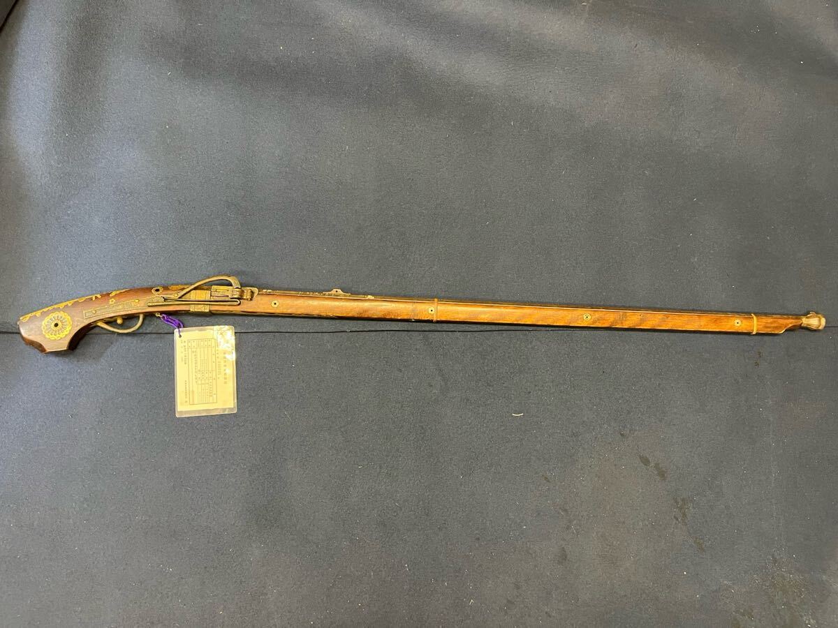 摂州住榎並屋弥兵衛作 那須与一 象嵌 火縄銃 装飾銃 兵庫県 108235 カラクリ 動作品拍卖