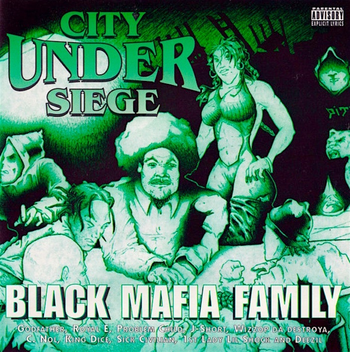 珍★ レア G-RAP・Black Mafia Family / City Under Siege・J.Short参加!・Godfather・H-Town・1997・G-Funk・Gangsta Rap・即決!拍卖