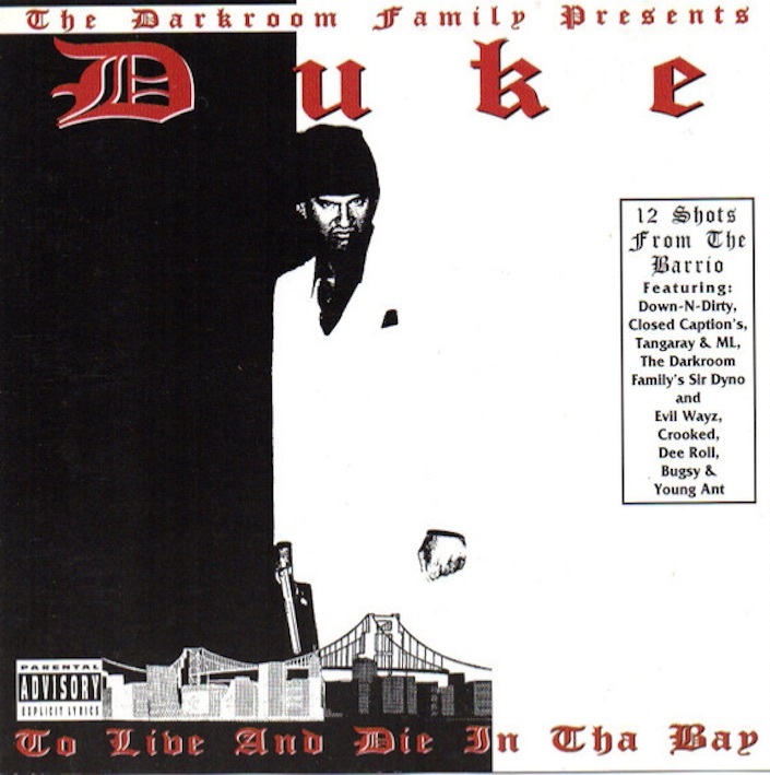 珍★ レア G-RAP・Duke / To Live And Die In Tha Bay・Darkroom Familia・チカーノ・ベイエリア・1997・G-Funk・Gangsta Rap・即決!拍卖