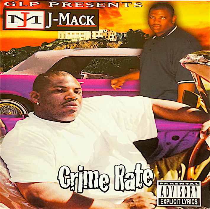 珍★ レア G-RAP・J-Mack / Crime Rate・サクラメント・ベイエリア・ローライダー・オリジナル盤・1996・G-Funk・Gangsta Rap・即決!拍卖