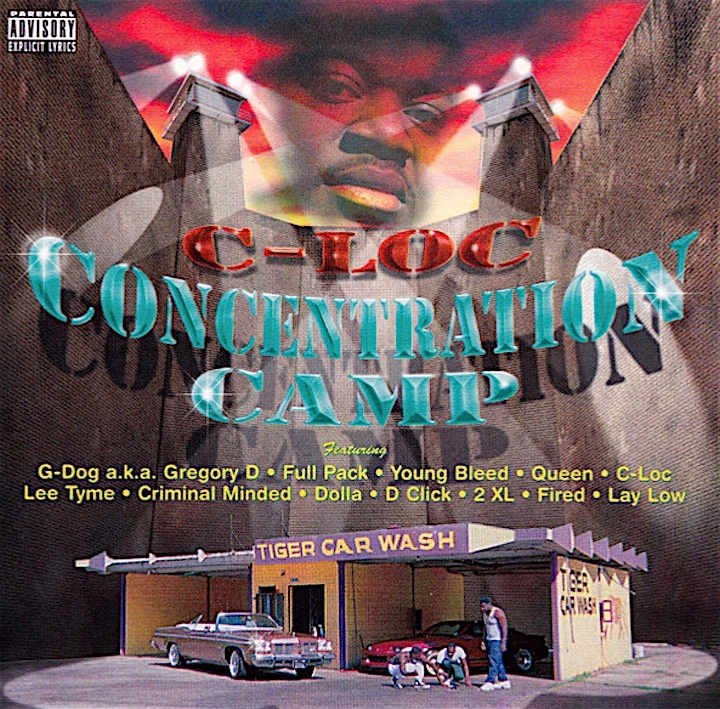 珍★ レア G-RAP・C-Loc / Concentration Camp Compilation・Young Bleed Dollar Lay Lo・ルイジアナ・1997・G-Funk・Gangsta Rap・即決!拍卖