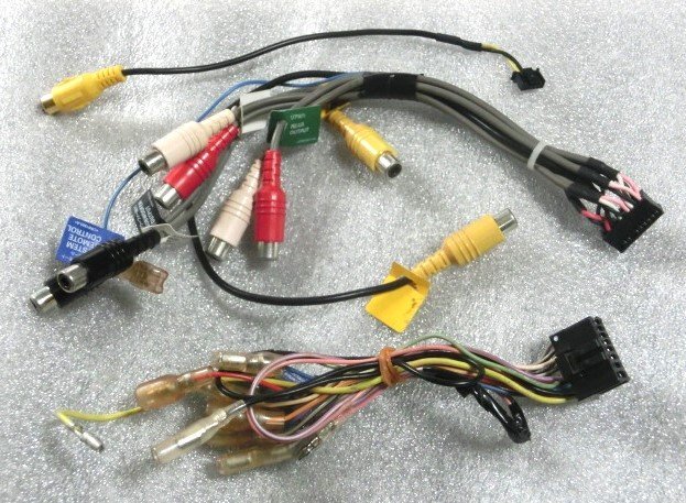 即決完動品 カロッツェリア AVIC-ZH09/ZH09CS/ZH99/ZH99CS用 電源配線/RCAコード/バックカメラ入力コード拍卖