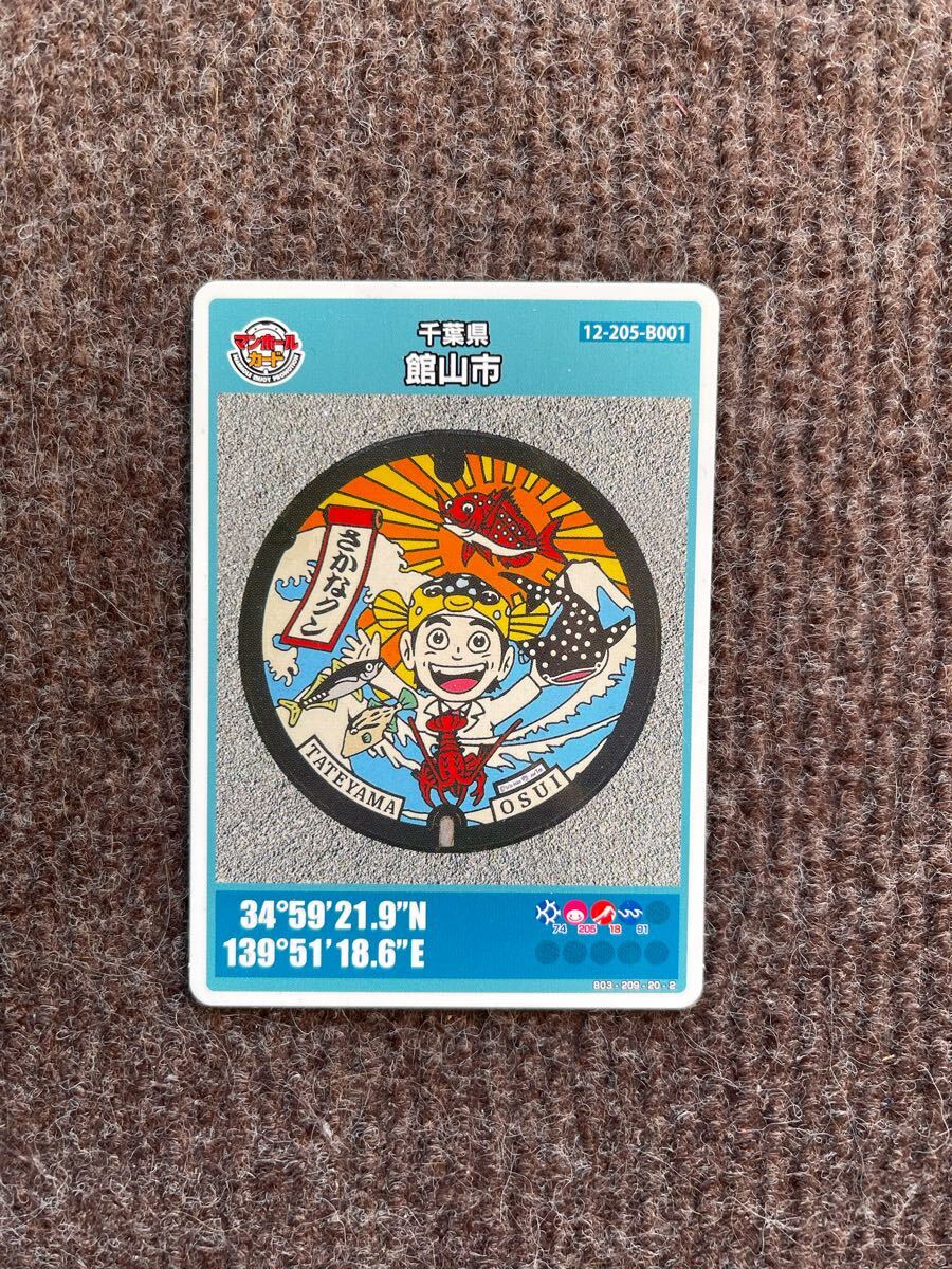 マンホールカード 千葉県館山市 第17弾 非売品 裏面№2201-00-015 2022年1月15日配布開始拍卖