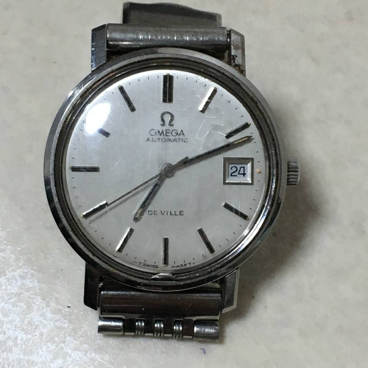D287☆ OMEGA DEVILLE 腕時計 デ・ヴィル オートマチック 自動巻き ジャンク品拍卖