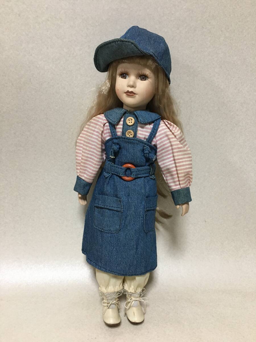 D278☆ ビスクドール 40㎝ 着せ替え人形 //検:ジュモ― シモン ハルビック コレクターズドール拍卖