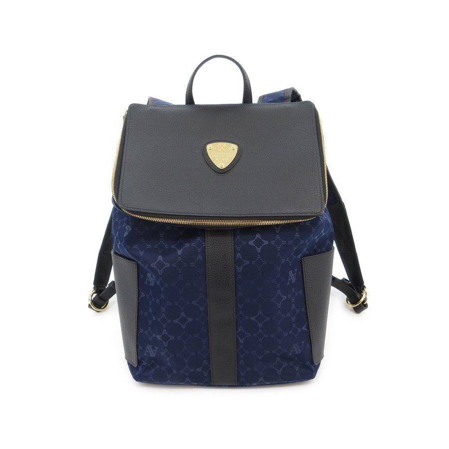 送料無料 超美品 アタオ ATAO リュックサック バッグ 鞄 マッシュルーム ナイロンキャンバス レザー レディース拍卖