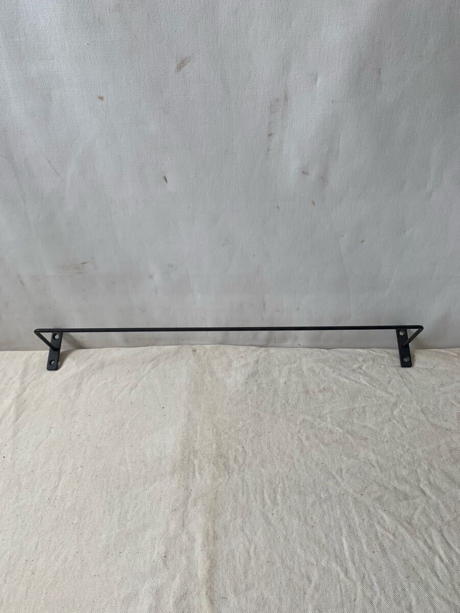 美品 アイアン製壁付けタオルハンガー フックインダストリアル古道具インテリアディスプレイ店舗什器アンティークビンテージ工業系雑貨飾り拍卖