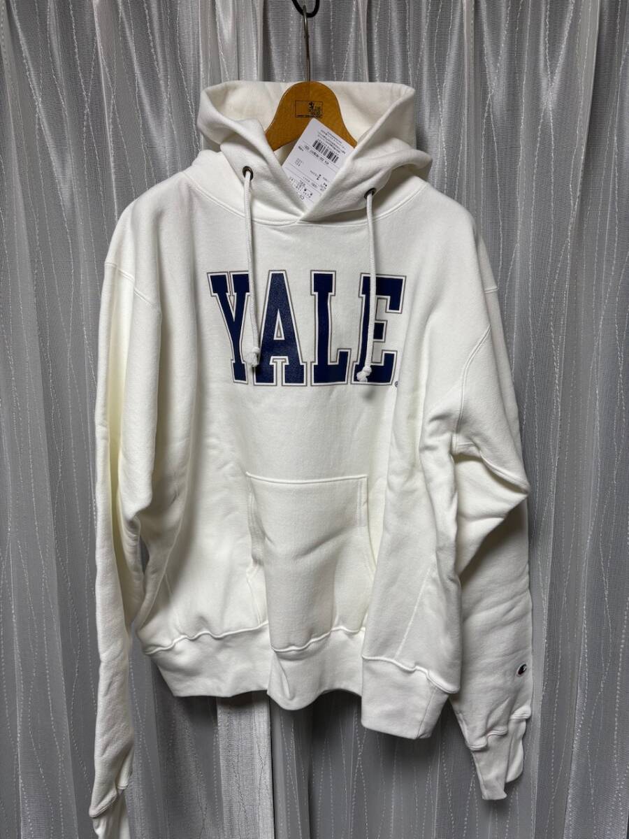 新品 Champion C5-W102 REVERSE WEAVE アメリカ製 定価24,200円 パーカー リバースウィーブ チャンピオン Yale USA スウェット拍卖
