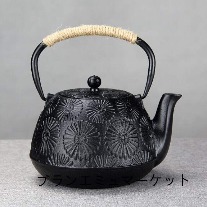 入手困難☆鉄器 鉄瓶 提梁壺★新品 茶道具対応 鉄やかん 鉄分補給 鉄びん拍卖