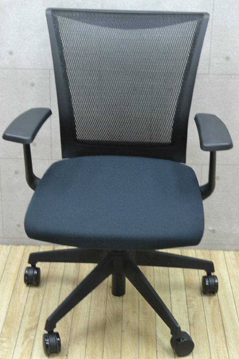W1214■LION■オフィスチェア■昇降 リクライニング■ OAチェア メッシュチェア■アームレスト■キャスター脚拍卖