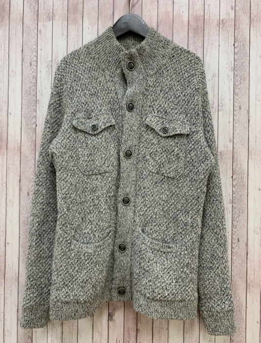 エポカ ウォモ EPOCA UOMO ニット カーディガン 長袖 48 グレー MK206拍卖