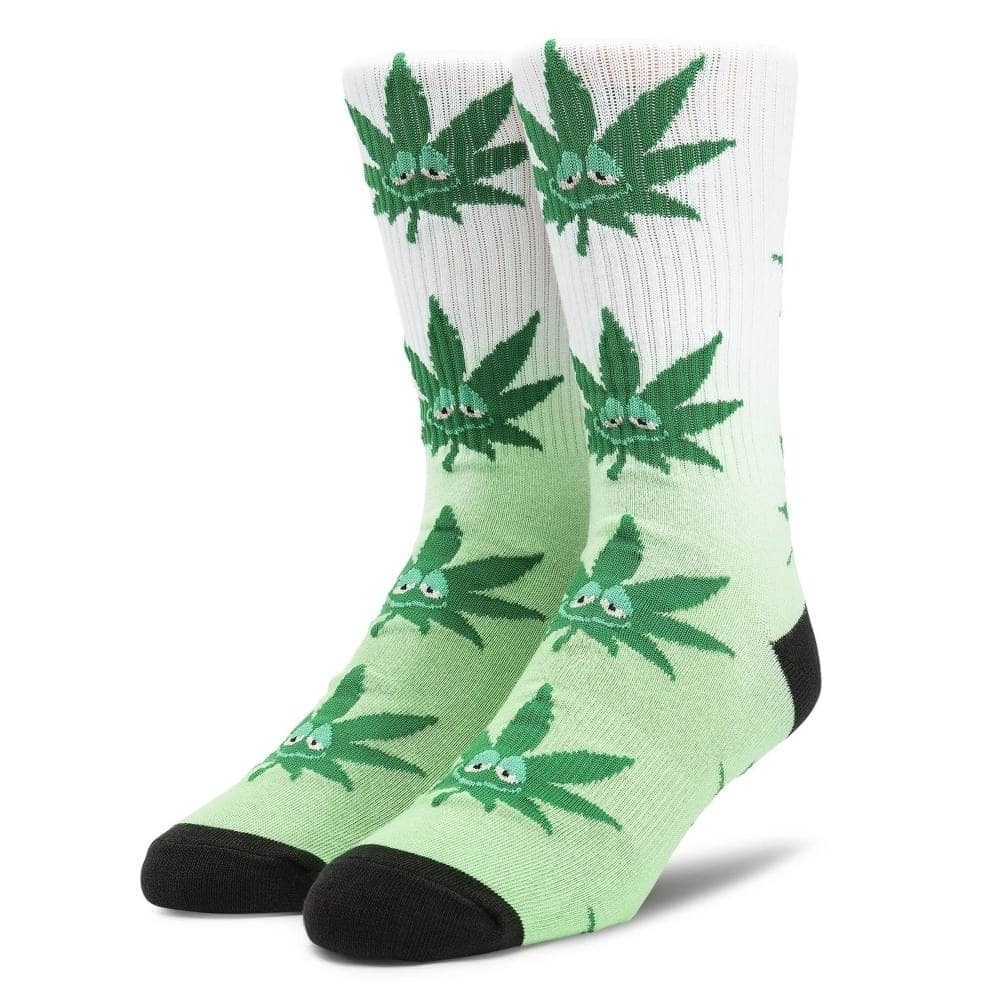 HUF Green Buddy Tie-Dye Plantlife Socks Green 靴下 ソックス拍卖