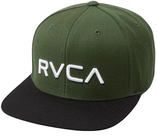 RVCA Twill Snapback Hat Cap Aloe キャップ 拍卖