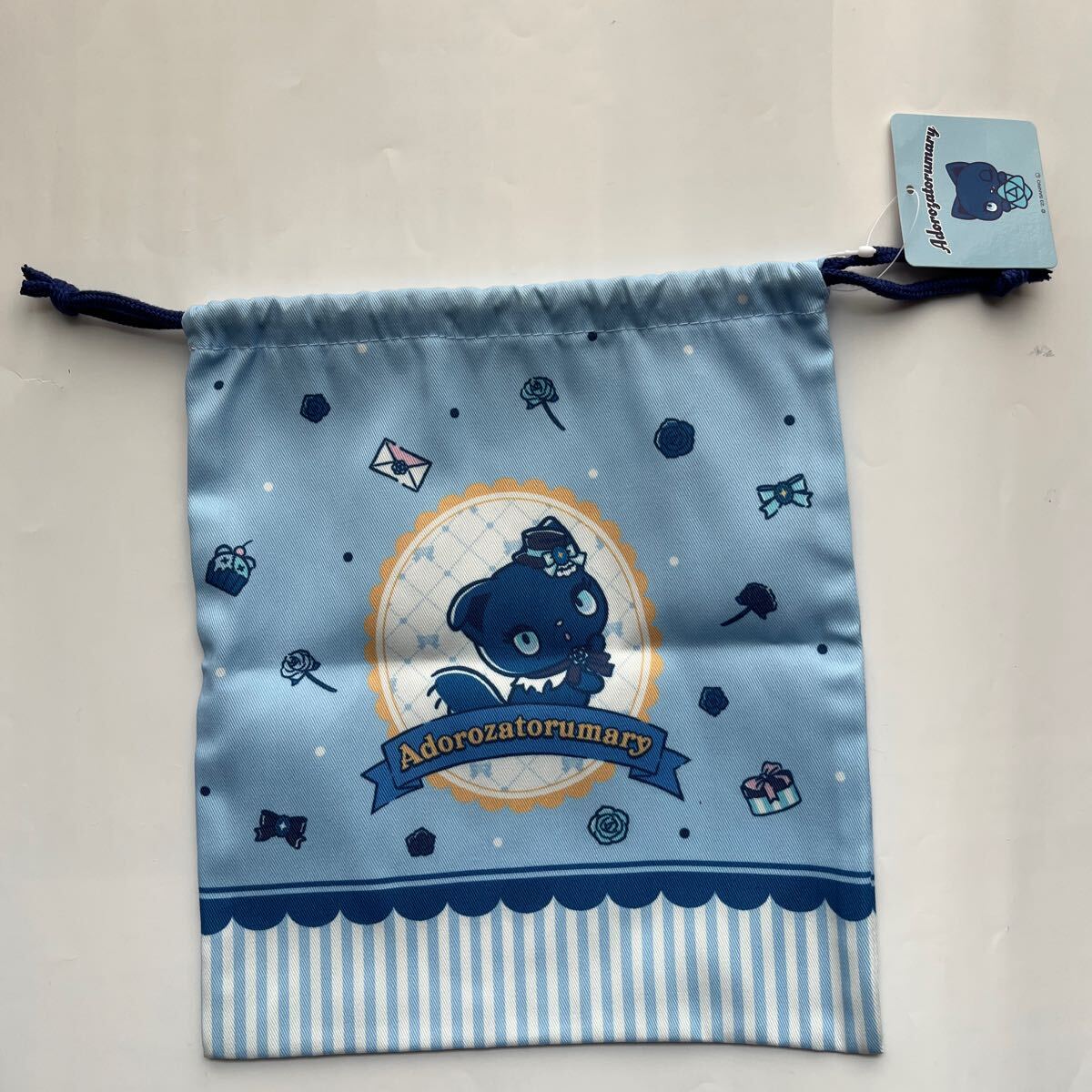 サンリオ アドローザトルマリィ 巾着 サックス ドット Ado 水色 ブルー Adorozatorumary 拍卖