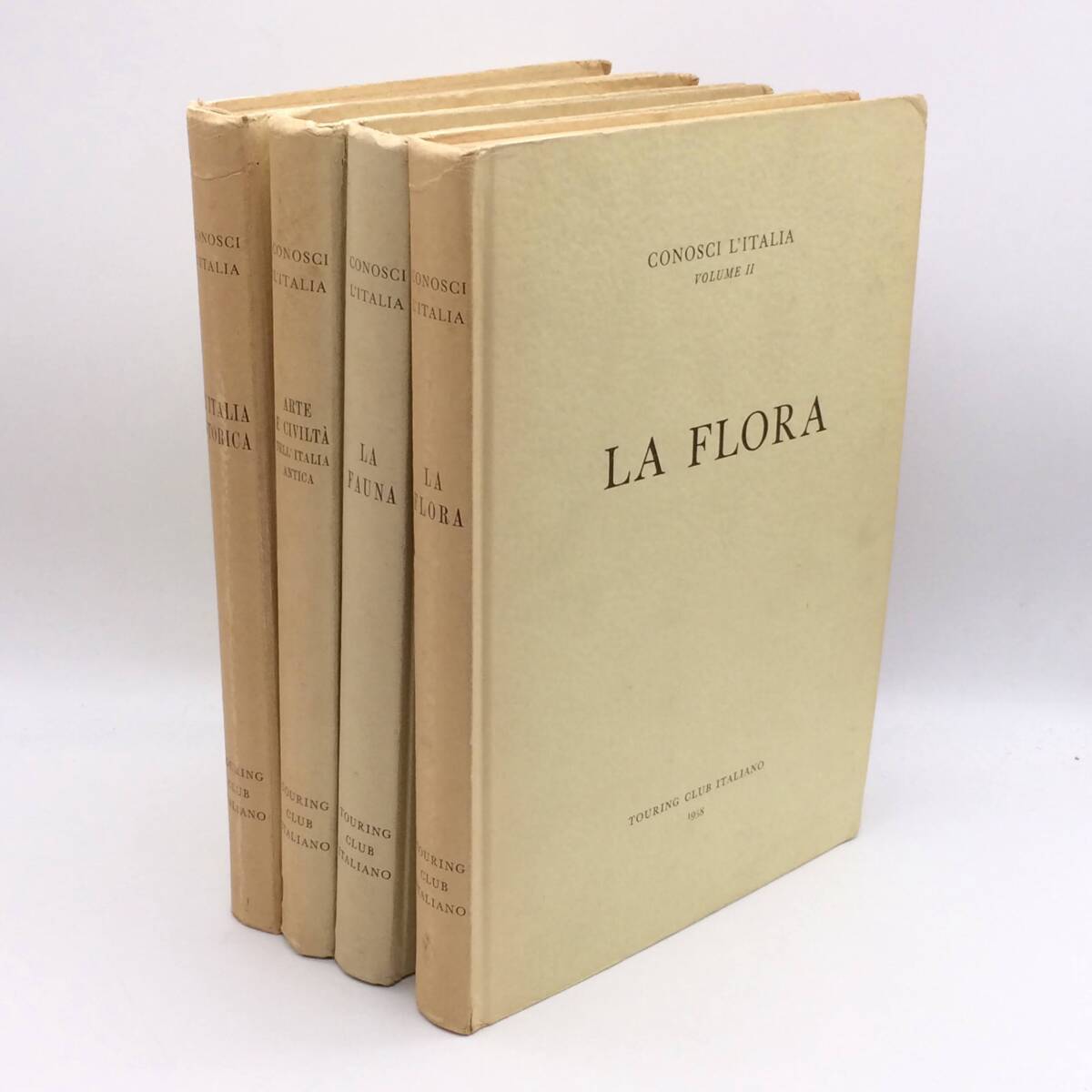 AY250326 CONOSCI L'ITALIA 4冊セット 花/動物/美術と文明/イタリアの歴史 イタリアについて拍卖