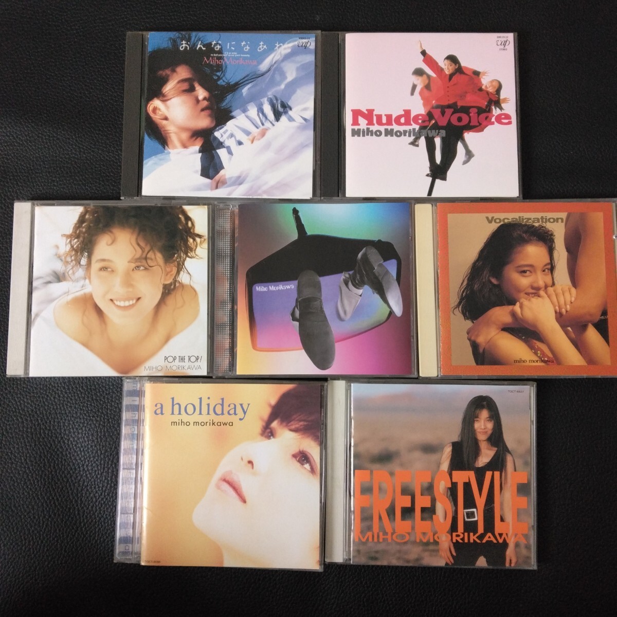 7枚セット★森川美穂 /おんなになあれ/tasty/Vocalization/POP THE TOP/FREESTYLE/NUDE VOICE/a holiday★拍卖