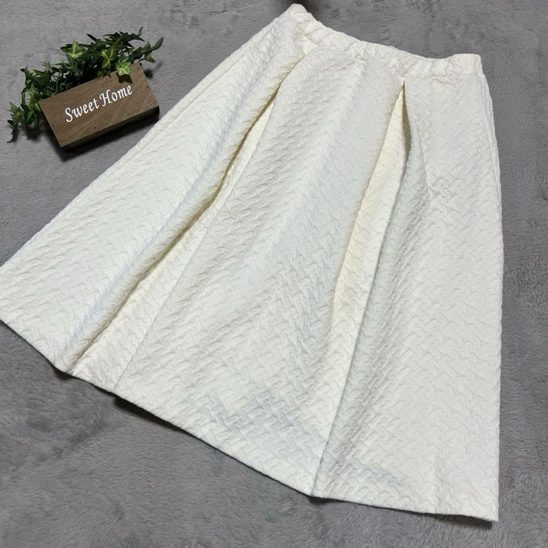 GREEN LABEL RELAXING 膝丈スカート F ウエストゴム拍卖