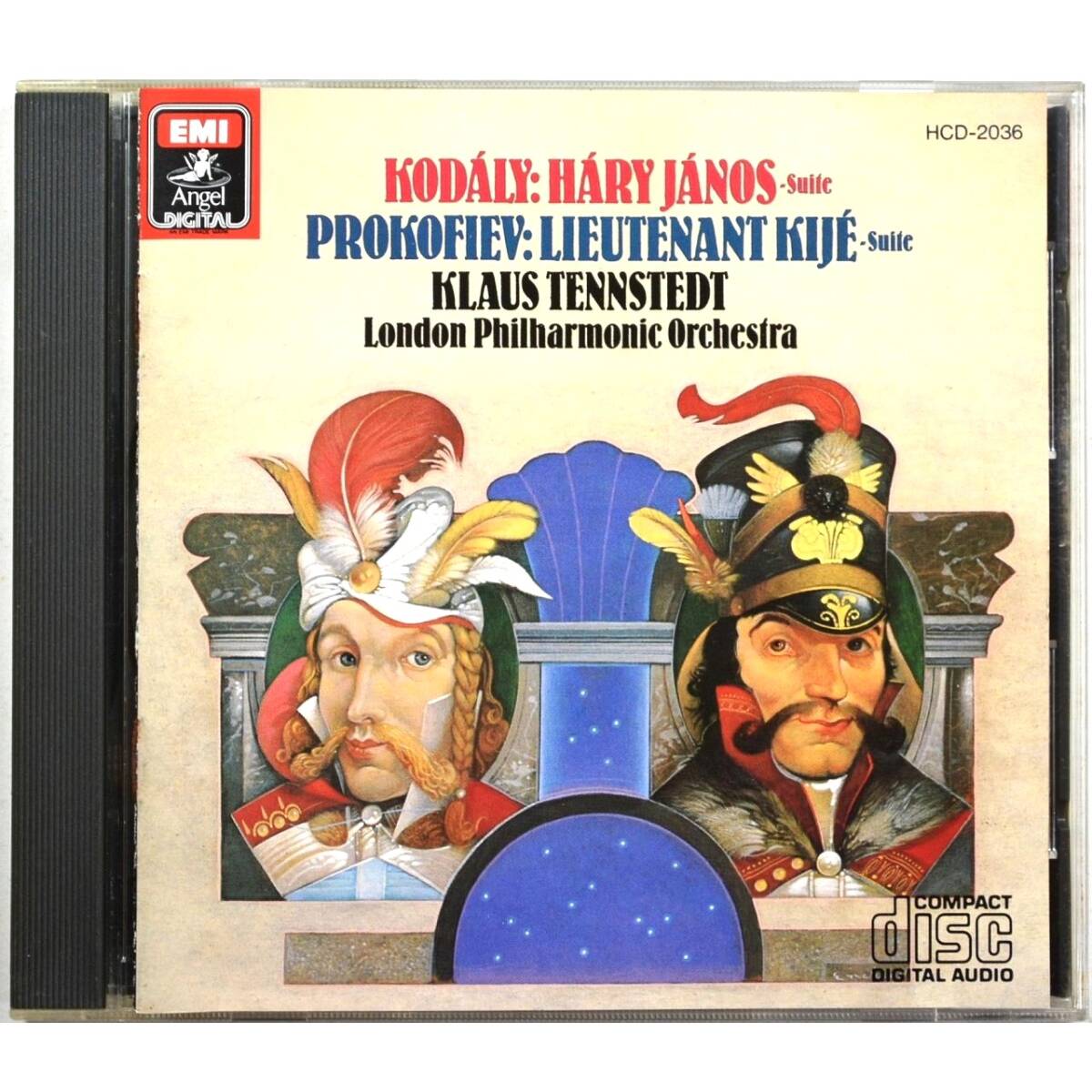 クラウス・テンシュテット ◇ コダーイ 組曲「ハーリ・ヤーノシュ」 / プロコフィエフ 組曲「キージェ中尉」◇ EMI-Angel盤 ◇拍卖