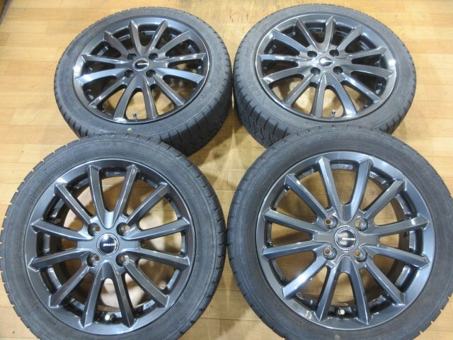 ホンダ S660 装着に! KOSEI QRASIZ ホイール スタッドレスタイヤ 前後 4本 4H-100 15インチ 165/55R15 16インチ 195/45R16 溝有り 2021年拍卖