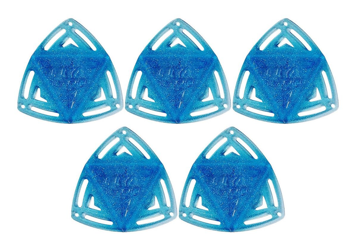 即決◆新品◆送料無料Guyatone RT25PC2/5枚ポリカーボネイト素材 ラウンドトライアングル おにぎり型Crystal Fragment Pick 2/メール便拍卖