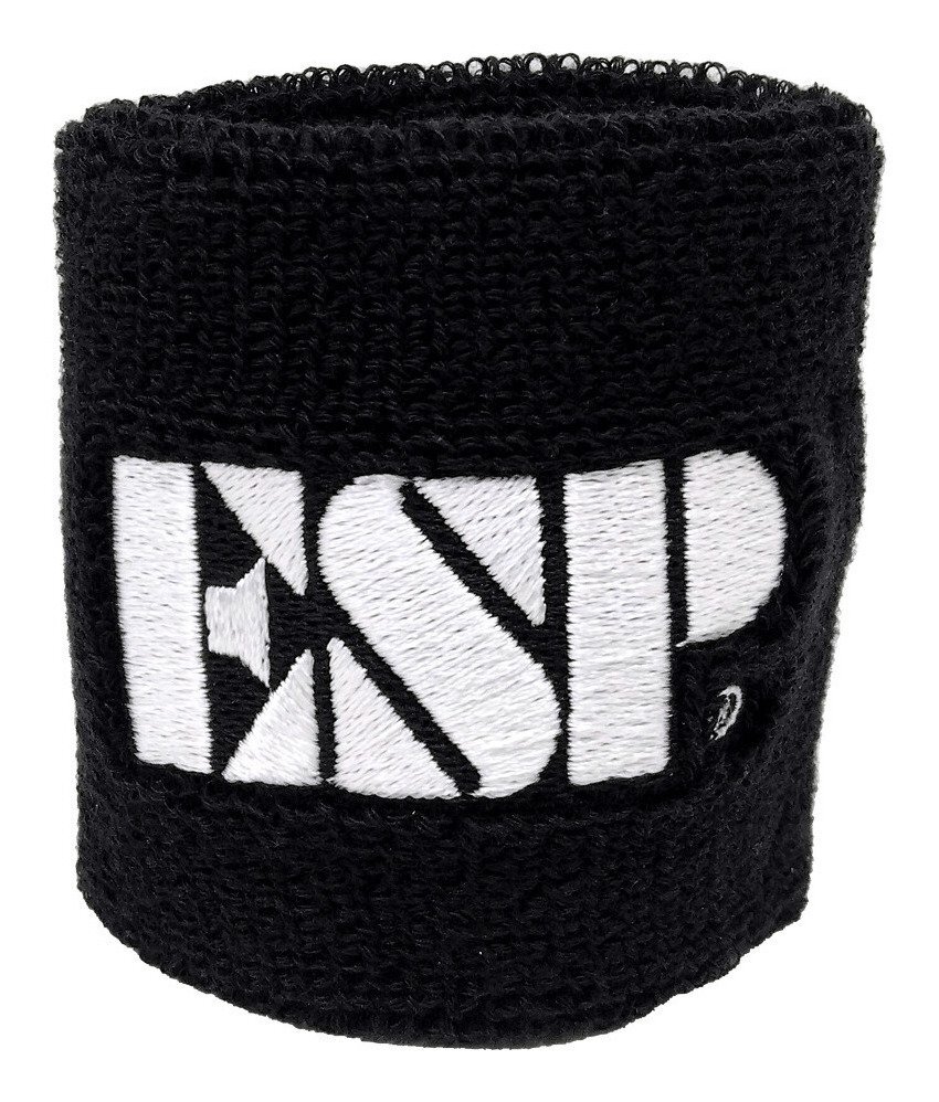 即決◆新品◆送料無料ESP WRISTBAND イーエスピー ホワイト刺繍ロゴ リストバンド/メール便拍卖
