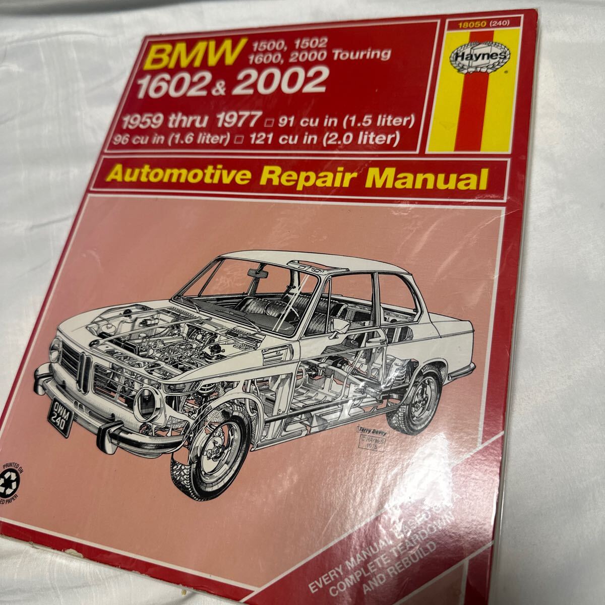 希少 ヘインズHAYNES BMW 1602.2002 4気筒 1959-1977 1500.1502.1600.2000 Touring オーナーズワークショップマニュアル拍卖