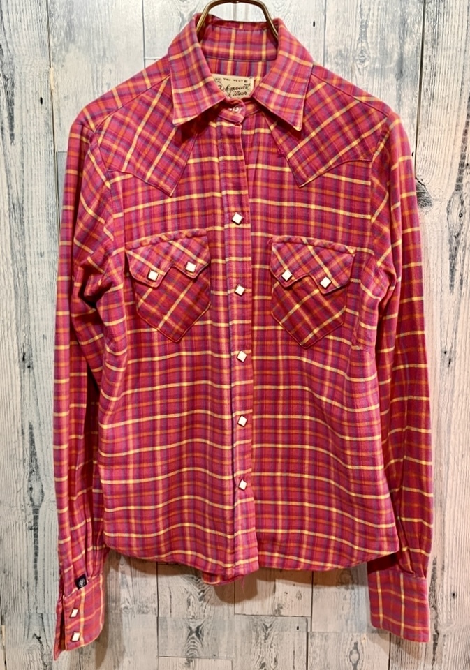 USAビンテージ ROCKMOUNT ロックマウント チェック ウエスタンシャツ 拍卖