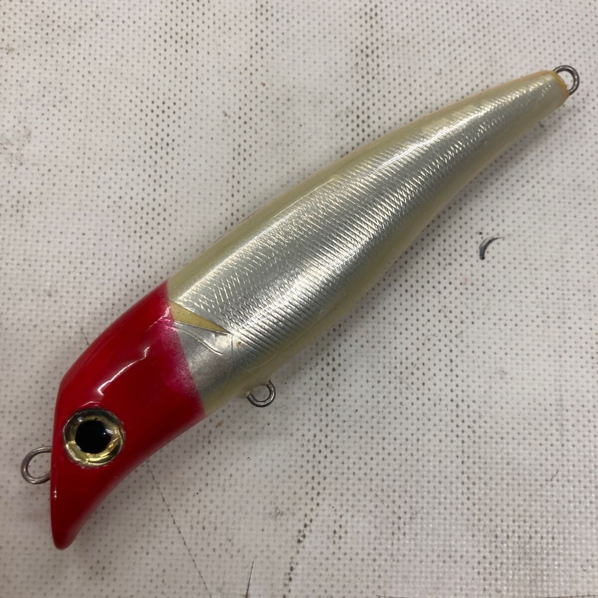 初代 メケメケ ※99 ミラクルワークス Meke2 130 レッドヘッド ウロコ模様 鱗 ウッド ハンドメイド ジャーキング 固定重心 拍卖