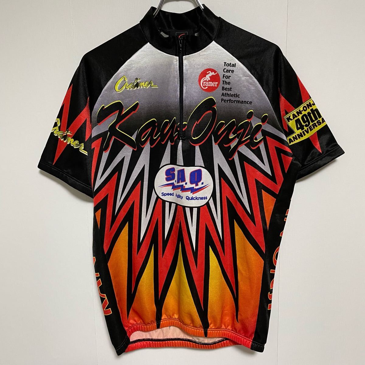 Cramer JAPAN クレーマージャパン サイクルジャージ ハーフジップ 競輪 観音寺 49th アニバーサリー 日本製 半袖拍卖
