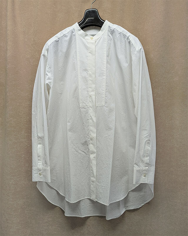 【Theory luxe】セオリーリュクス*ラウンドネック ロングシャツ*ホワイト*サイズ38《送料込み!》拍卖