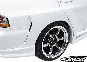 【M's】 三菱 CT9A ランエボ8 ランエボ9 C-WEST リアフェンダー LR 片側+30mmワイド GT-TYPE シーウエスト エアロ パーツ 部品 CCTGTA-RFFR拍卖