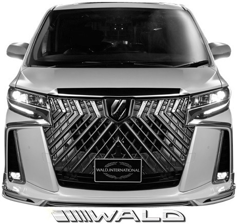 【M's】30系 後期 アルファード S/SC/SR (H29.12-) WALD Executive Line フロントグリル//正規品 未塗装 ヴァルド バルド 30アルファード拍卖