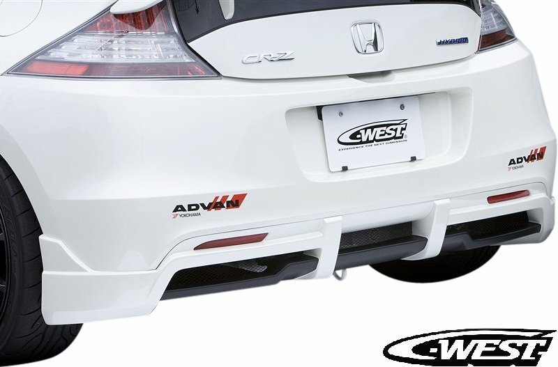 【M's】 ホンダ CR-Z ZF1 ZF2 (2010.2-2017.1) C-WEST リアハーフスポイラー PFRP 未塗装 リア ハーフ スポイラー レース CZF101A-RHSPF拍卖