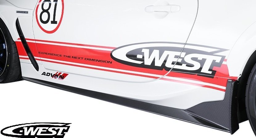 【M's】 トヨタ GR86 ZN8 (2021.10-) C-WEST サイドスカート 左右 カーボン シーウエスト エアロ パーツ 部品 外装 カスタム CZN801A-SSCF拍卖