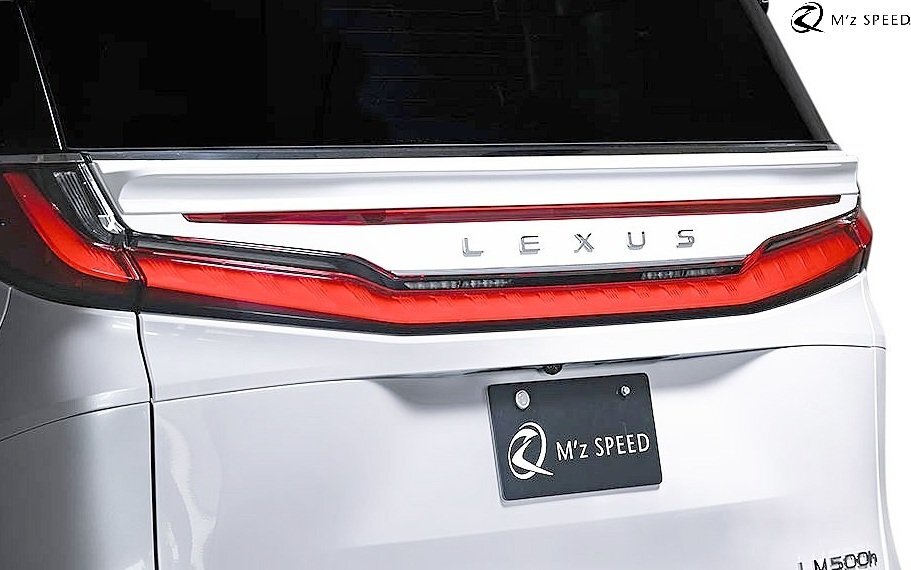 【M's】 LEXUS LM レクサス LM500h TAWH15W M'z SPEED リアゲートスポイラー エムズスピード エアロ パーツ 部品 社外 カスタム 3251-5110拍卖