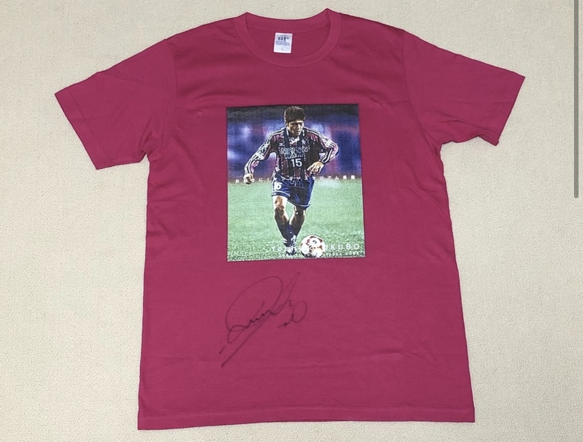 セレッソ大阪 オフィシャル 2021 おおきに!ヤンマースタジアム長居 大久保嘉人 選手 直筆サイン入り Tシャツ Lサイズ 100枚限定拍卖