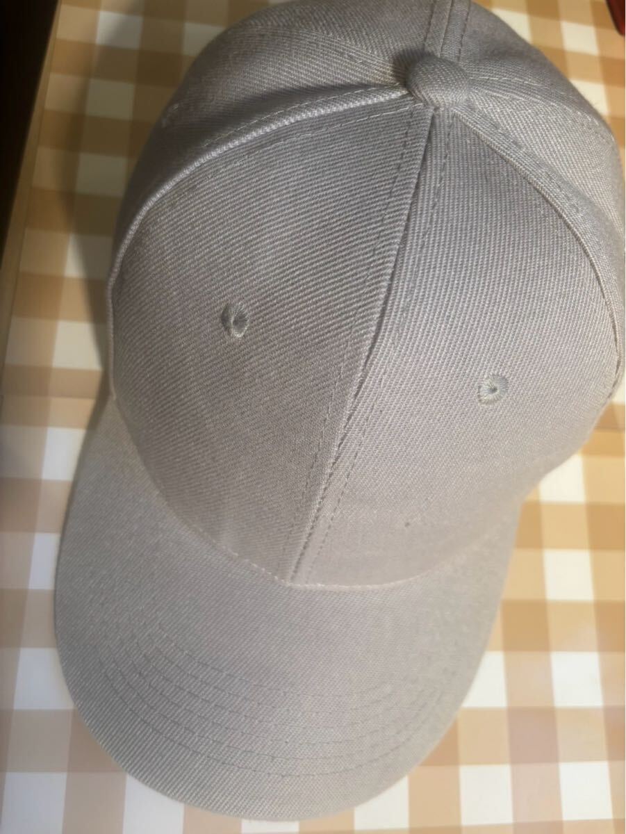 新品 キャップ型ヘルメット フリーサイズ ライトグレー拍卖