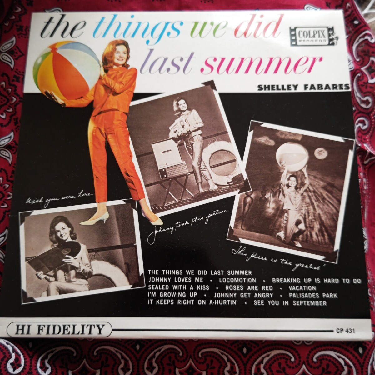 Shelley Fabares/The Things We Did Last Summer US盤拍卖