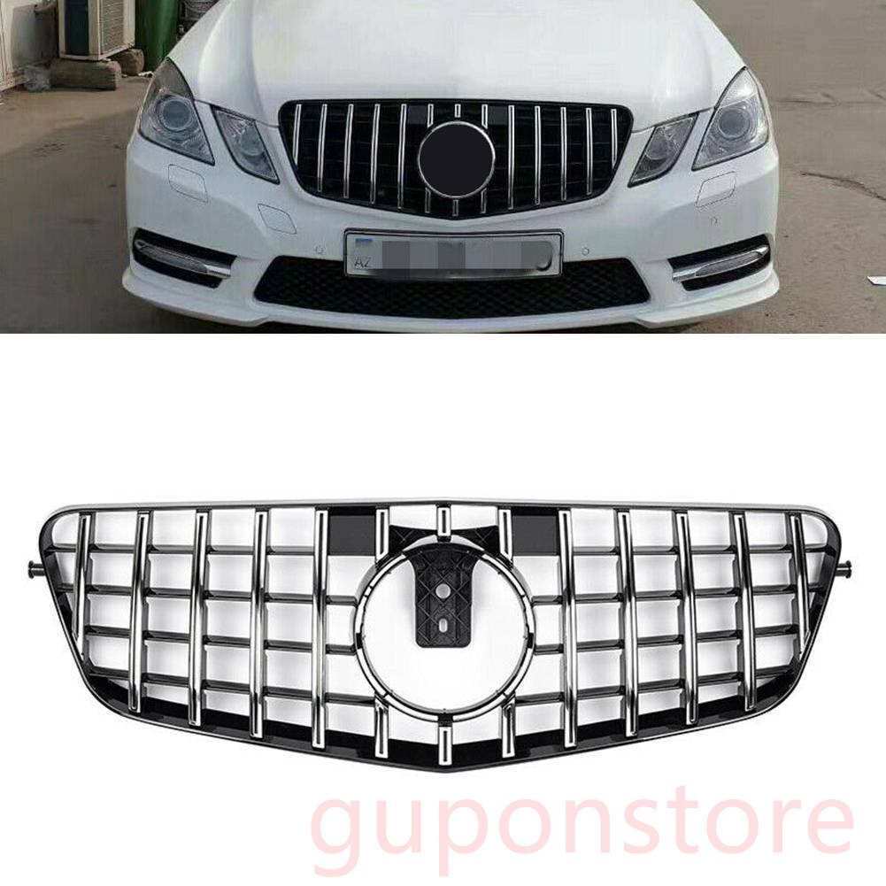 フロントバンパー GTスタイルグリル カスタム メルセデス ベンツEクラスW212 E200 E300 E350 E500 E550 2010 2011 2012 2013拍卖