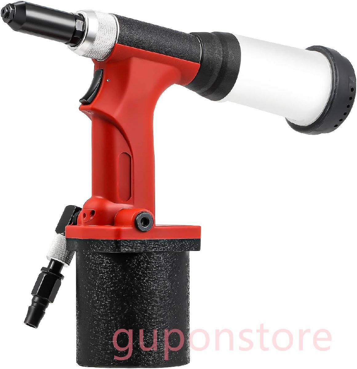 エアーリベッター エアーリベットガン 自吸式 リベットツール 大量打ち エアー工具 リベッター 業務用 2.4/3.2/4.0/4.8 (15mmノズル3個)拍卖