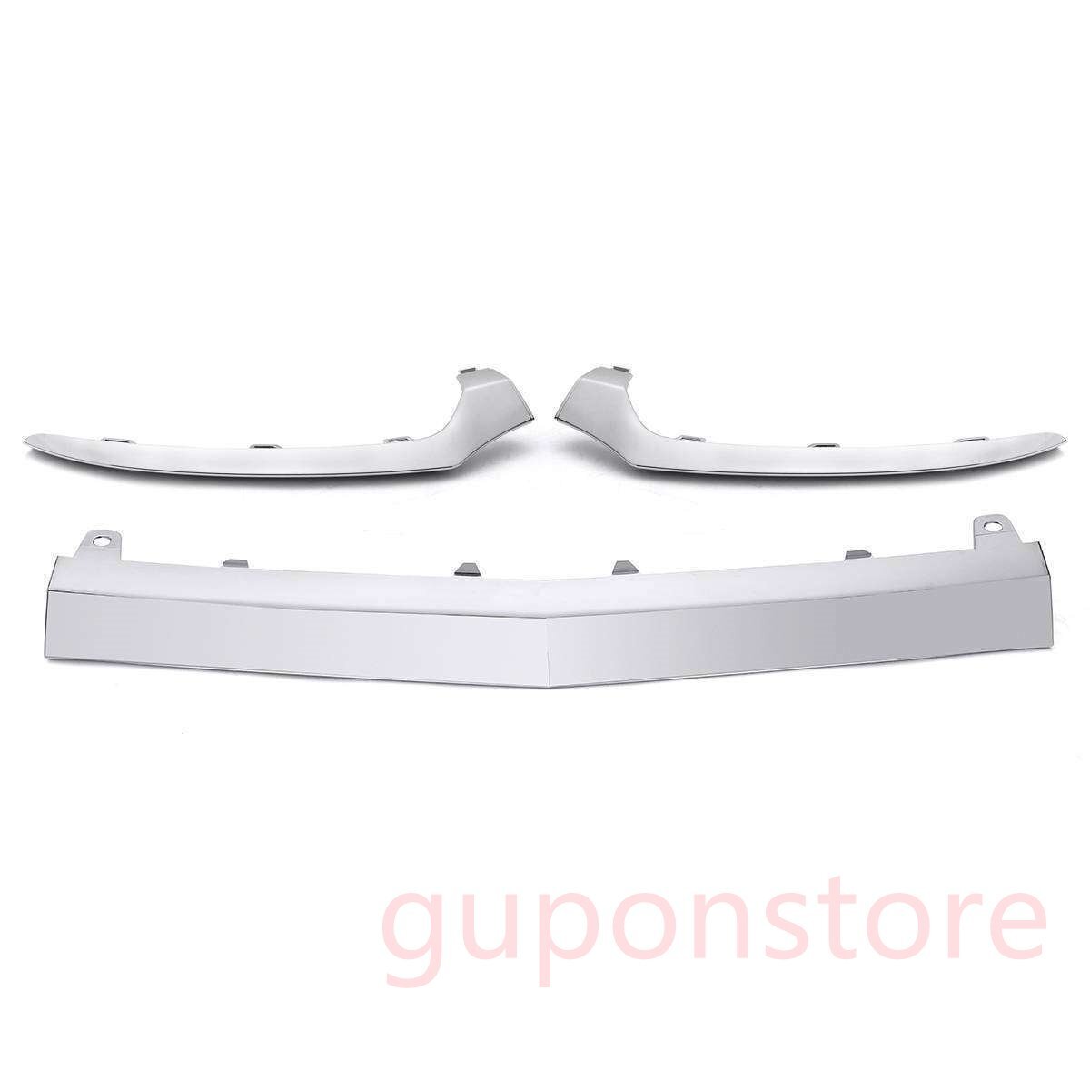 メルセデス ベンツ フロント バンパー リップ カバー クローム トリム W205 C300 C400 C63 For AMG J004拍卖