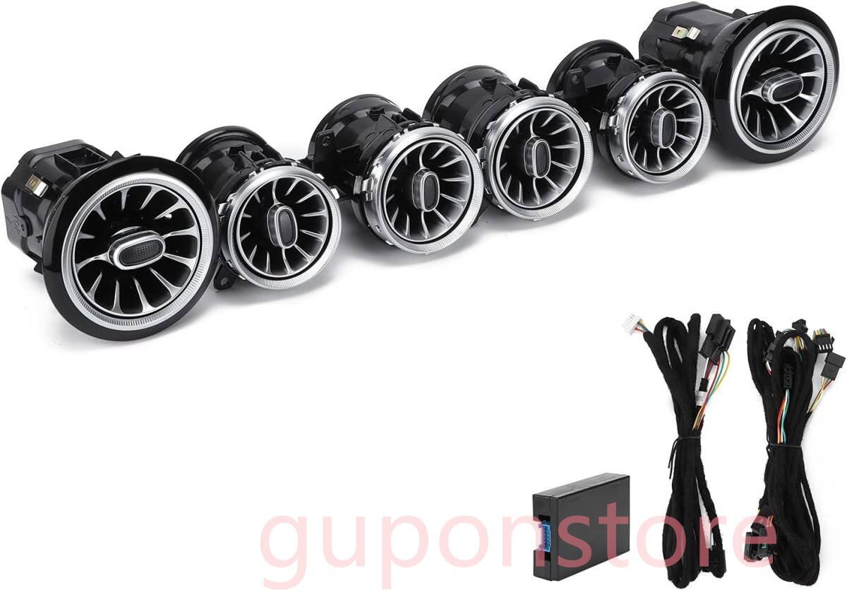 【メルセデスEクラスのインテリアを一新!】メルセデスベンツEクラス W213 C238 (2017~2021)用64色LEDエアベントキット 車内を豪華に演出拍卖