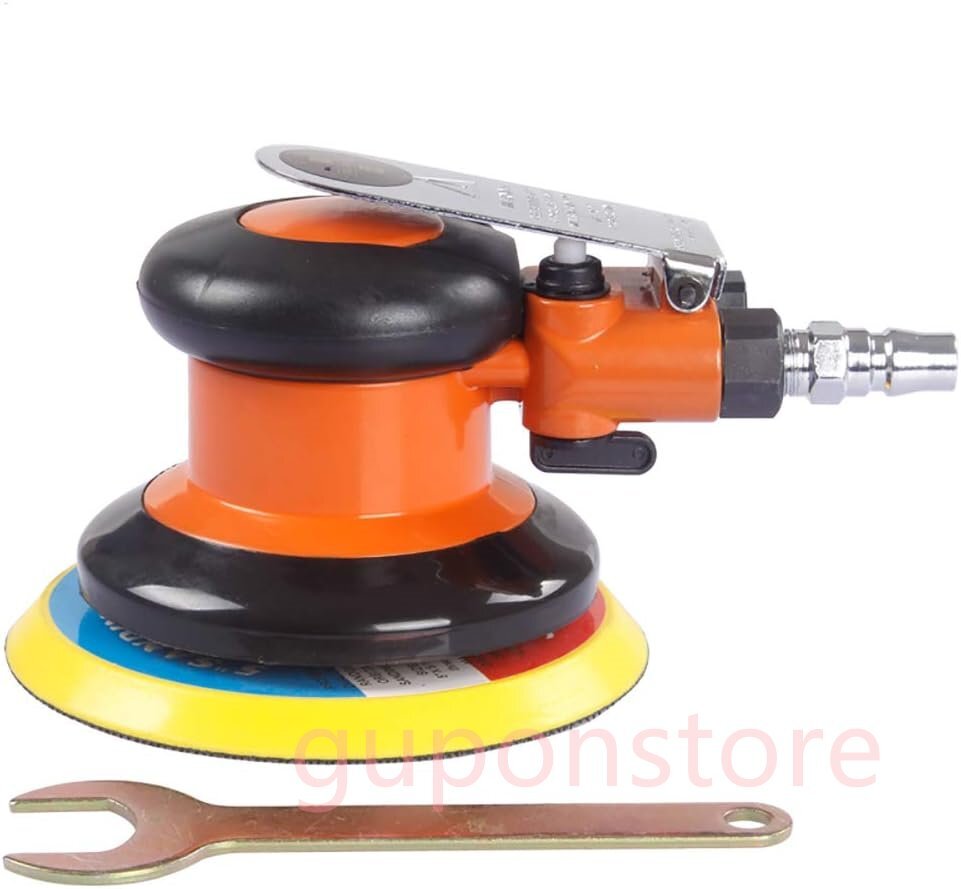 エアサンダー 空気圧 バフ盤 ポリッシャー カーワックス機 研磨 洗車 多機能 吸塵チューブ付き 125mm拍卖
