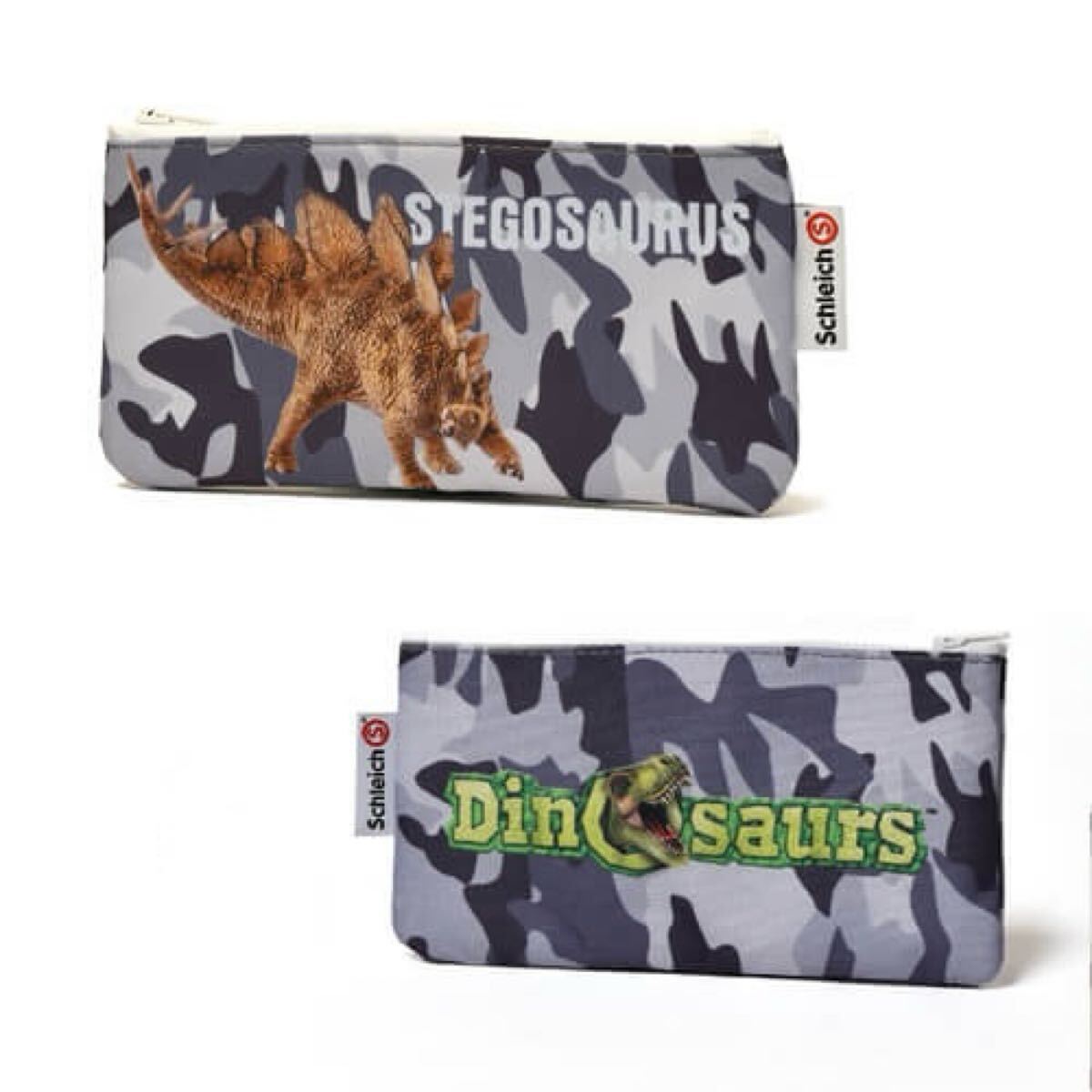 【特価】 Schleich シュライヒ ペンケース フラットポーチ ポーチ ステゴサウルス 新品未使用拍卖