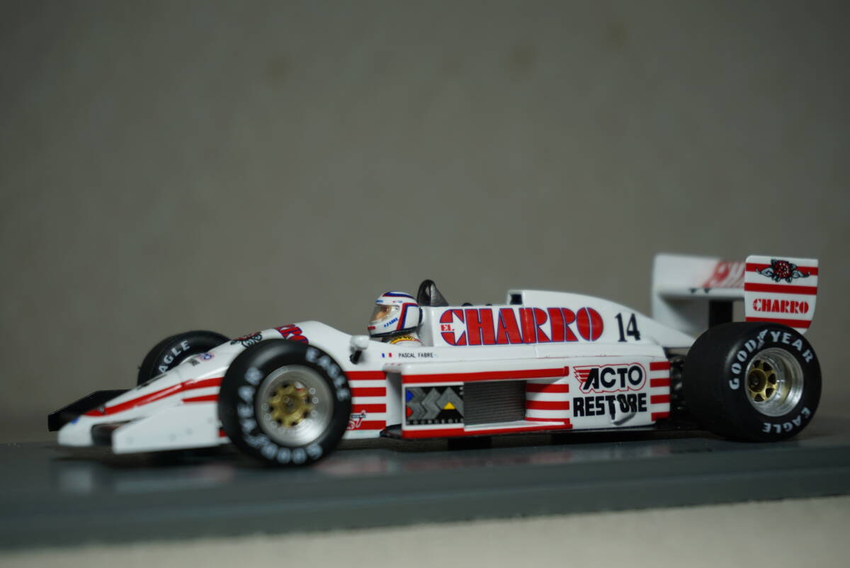 1/43 ファブル イギリスGP spark AGS JH22 #14 Fabre 1987 F1 British GP 9th Ford cosworth DFZ CHARRO チャーロ フォード コスワース拍卖
