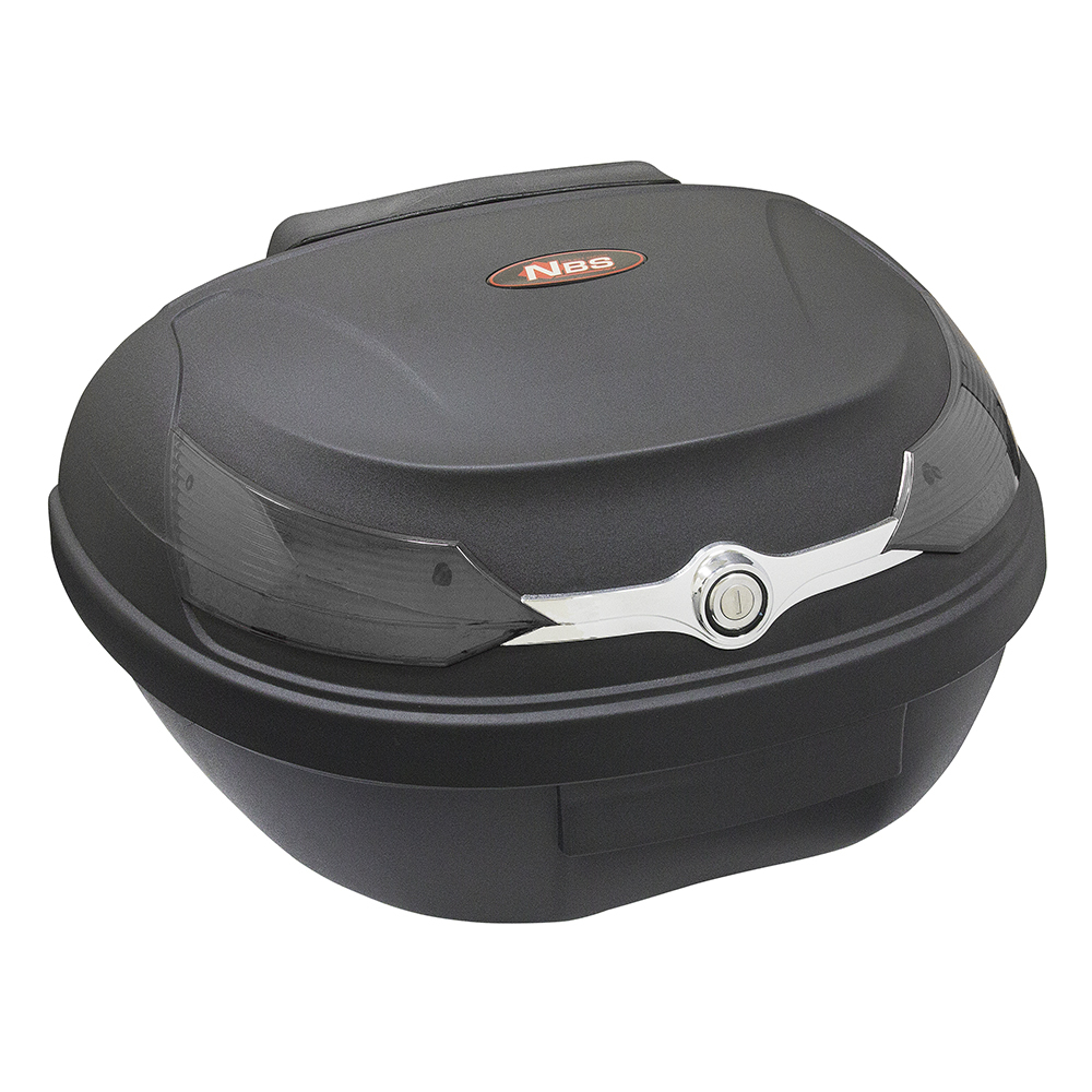 リアボックス 黒 51L ブラック YM818 バイク オートバイ 原付 大容量 通勤 通学 トップケース バックレスト付 背もたれ ボルト固定式拍卖